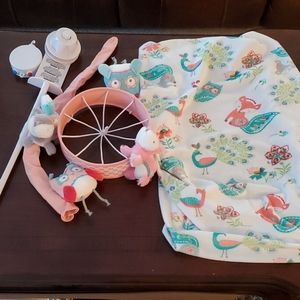 Levex Fiona Fox Musical Mobile & Diaper Changing Pad Cover